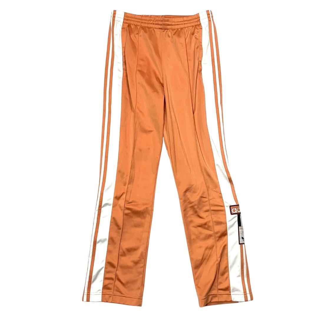 ブラックピンクロゼ着用 adidas アディブレイク トラックパンツ オレンジ ブラックピンクロゼ着用 adidas アディブレイク トラックパンツ