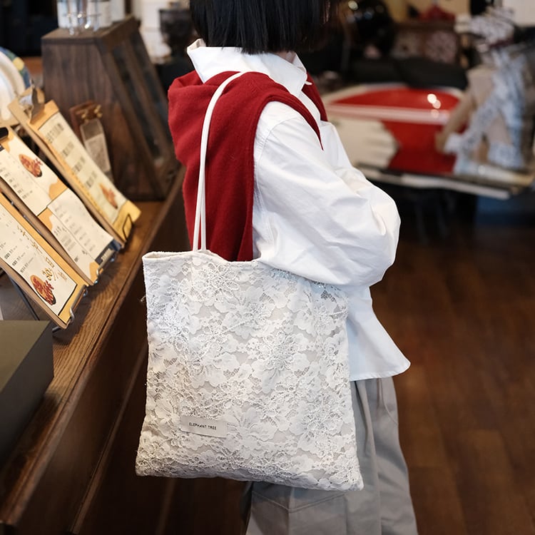 リュミエールトートバッグ <ブランレース>No.6076