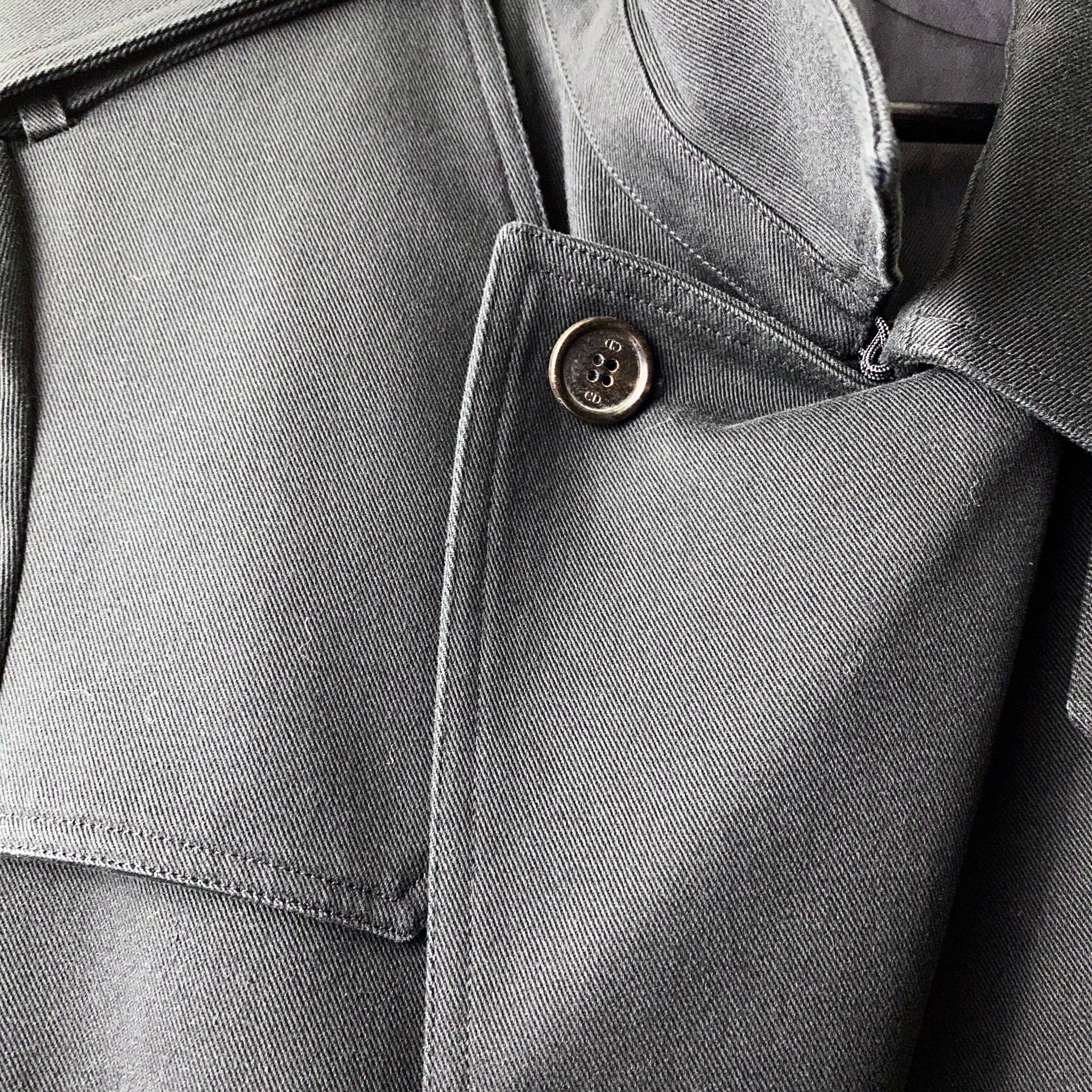 2006AW DIOR HOMME by hedi slimane fly front coat | NOIR ONLINE