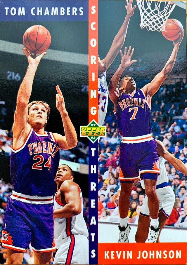 NBAカード 92-93UPPERDECK Tom Chambers/Kevin Johnson #64 SUNS