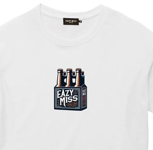 【EAZY MISS】6 PACK T / White