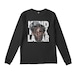 Kendrick Lamar face L/S TEE (black/white)