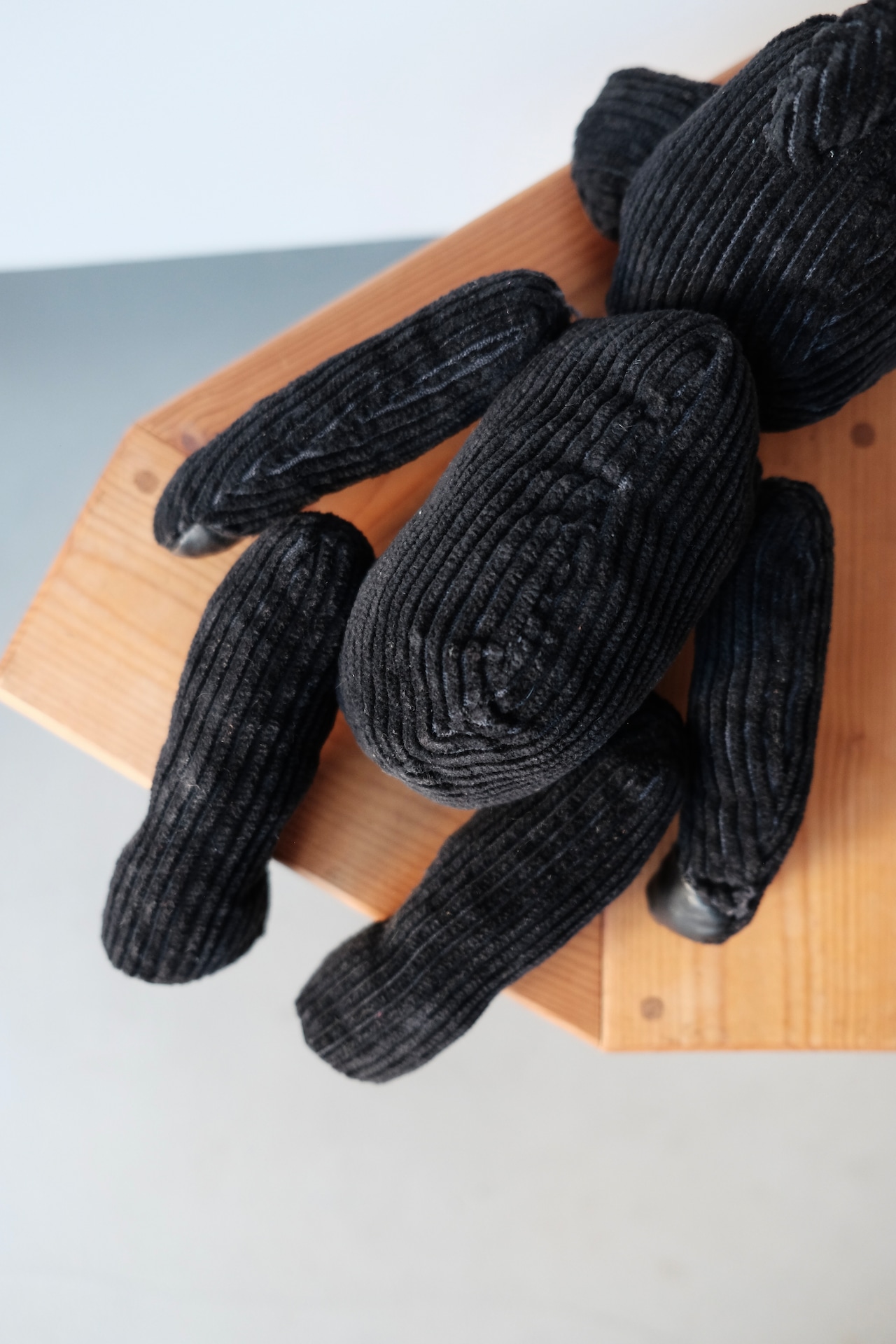 Blue eyes corduroy teddybear