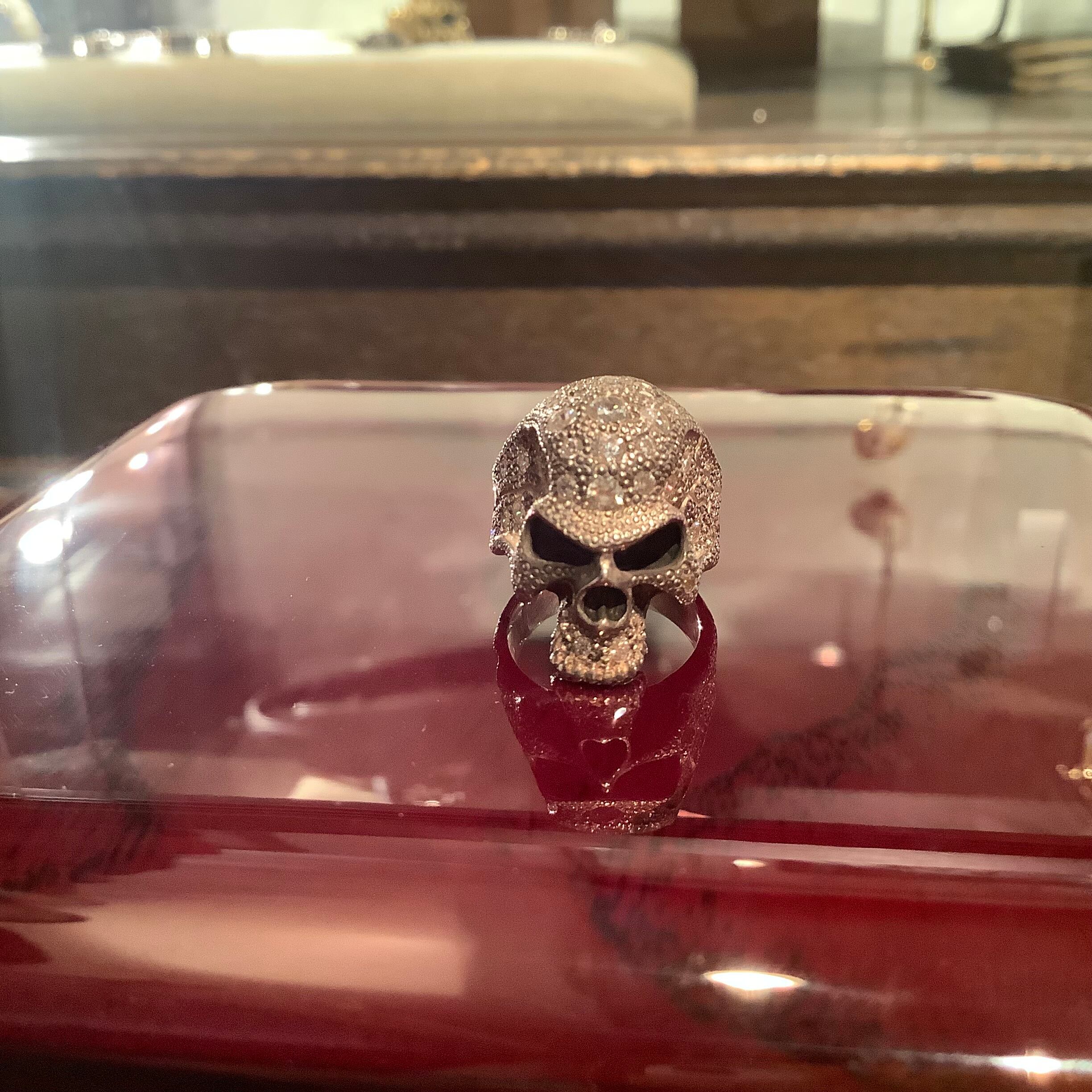 haraKIRI ハラキリ CZ髑髏リング 小 SilverJewelry | FirstOrderJewelry ファーストオーダージュエリー代官山  SilverJewelry leather