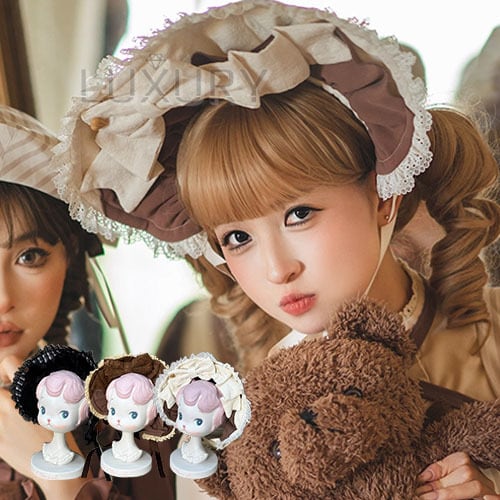 納期40日】クラシカルロリータ クラロリ ハット ボンネット
