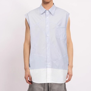 【26SS】Feng Chen Wang フェンチェンワン / ノースリーブシャツ / Stripe Sleeveless Shirt
