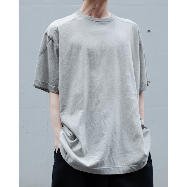 [ Professor.E ](プロフェッサーイー) 25SS-PE-TTS-01 Faded Tee(Cold Dyed light grey)