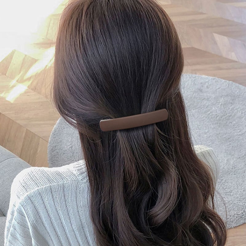 ナカノヤ] NAKANOYA バレッタ 65mm 1個 プラスチック 樹脂 ヘア