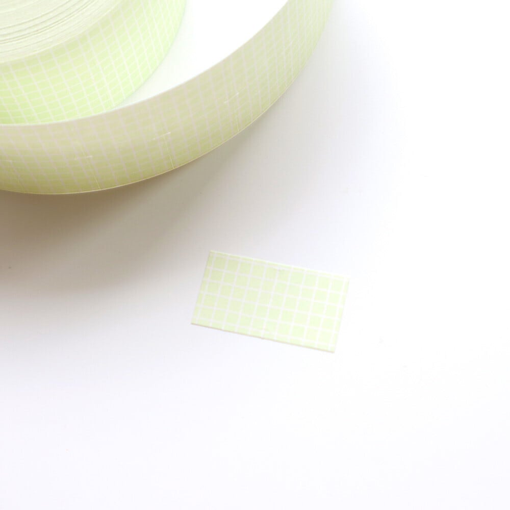 forme. yuru grid・セージ 強粘着 ラベラーシール FO02