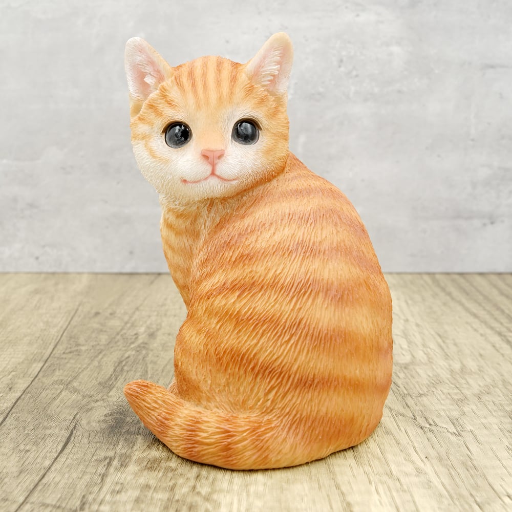 猫レジンポット(リトルレジンポットくつろぎねこ)ブリティッシュ 