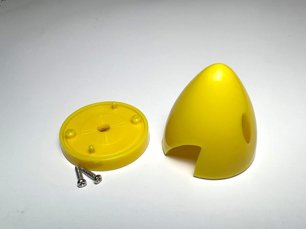 111○ラジコン飛行機用スピンナー40mmイエロー | RC WEB SHOP ラジコン