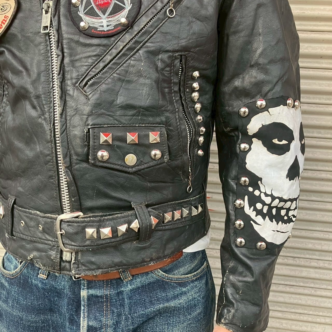 70s Sears シアーズ ヴィンテージ スタッズ カスタム レザー