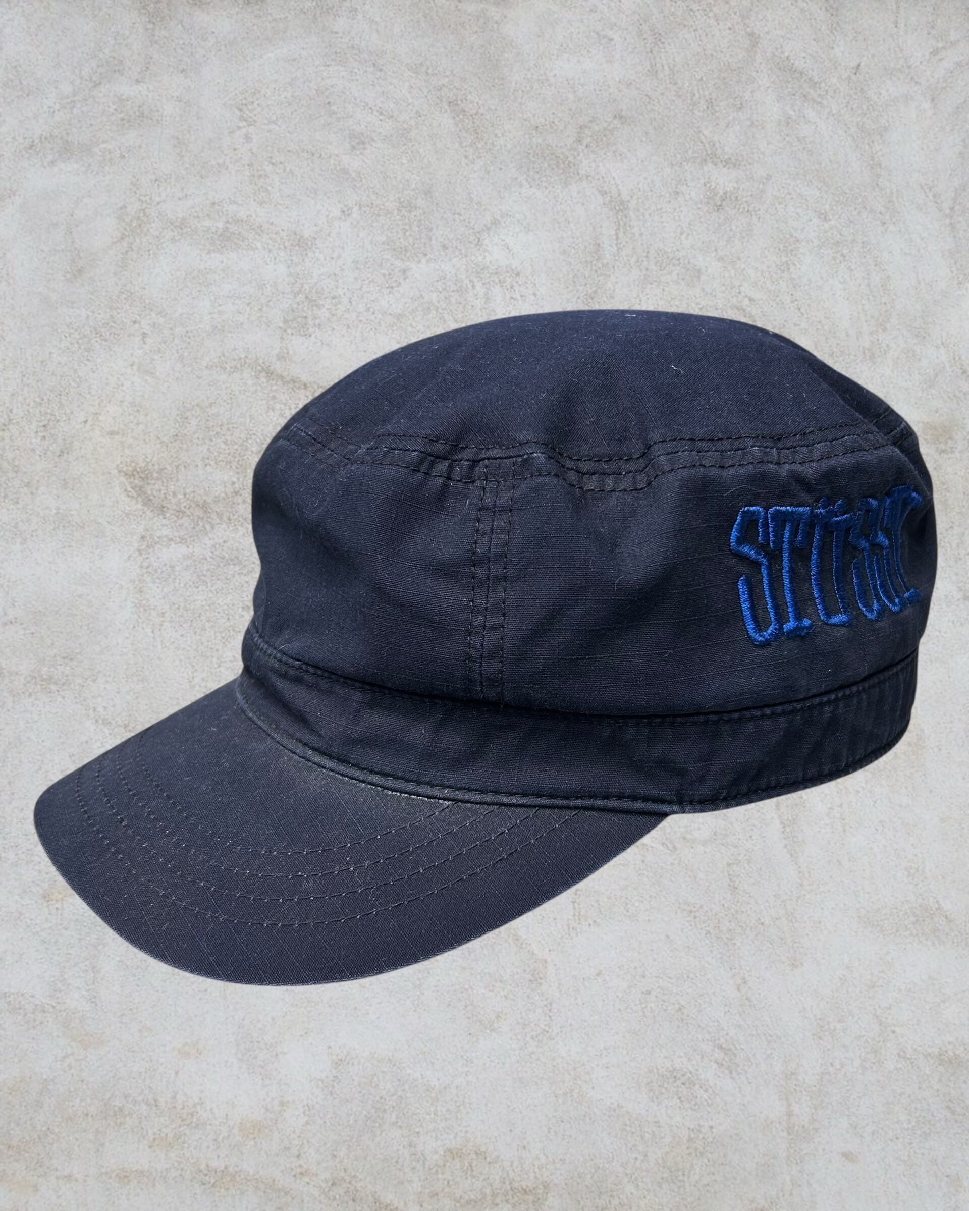 90s OLD STUSSY/S logo Mesh Cap/紺タグ/S-M/メッシュキャップ/Sロゴ