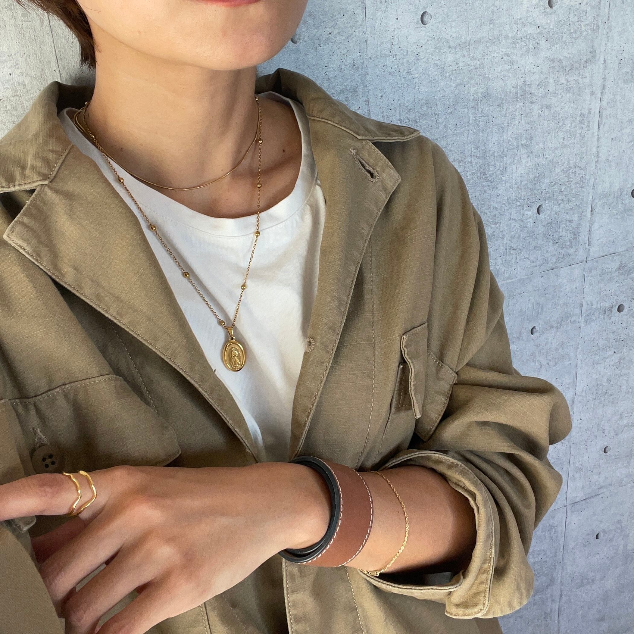 コインネックレス ドットチェーン Joie コインネックレス ドットチェーン Joie