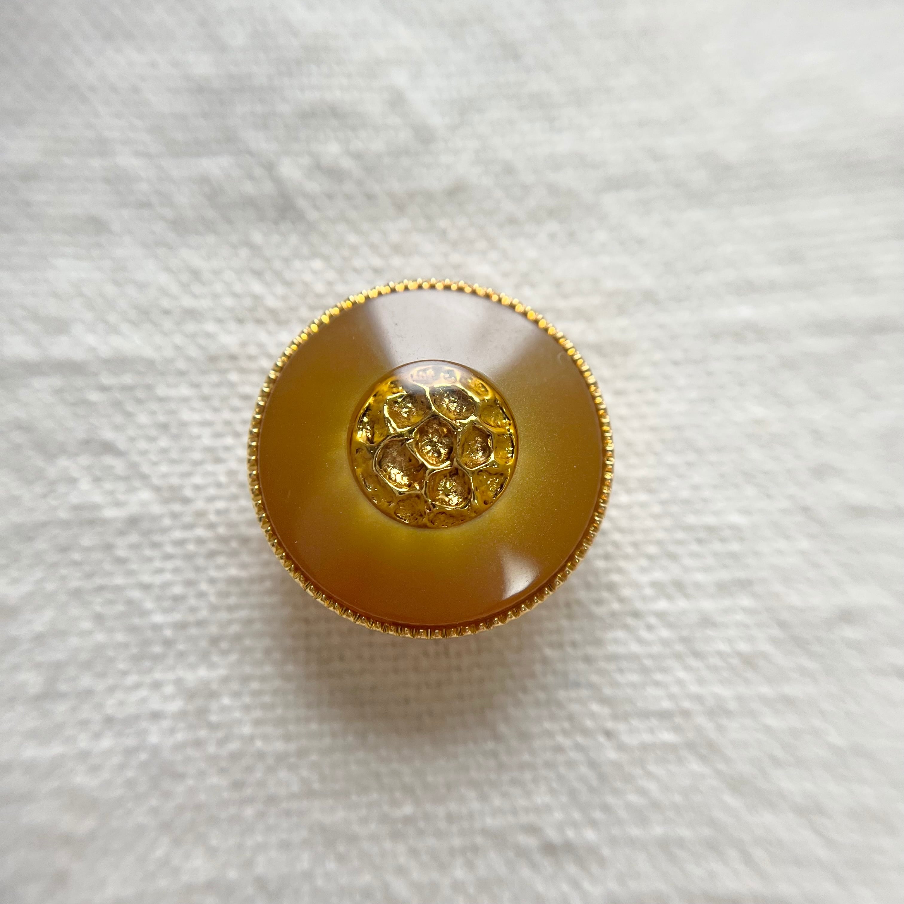 ゴールドフラワー×マスタード 18㎜