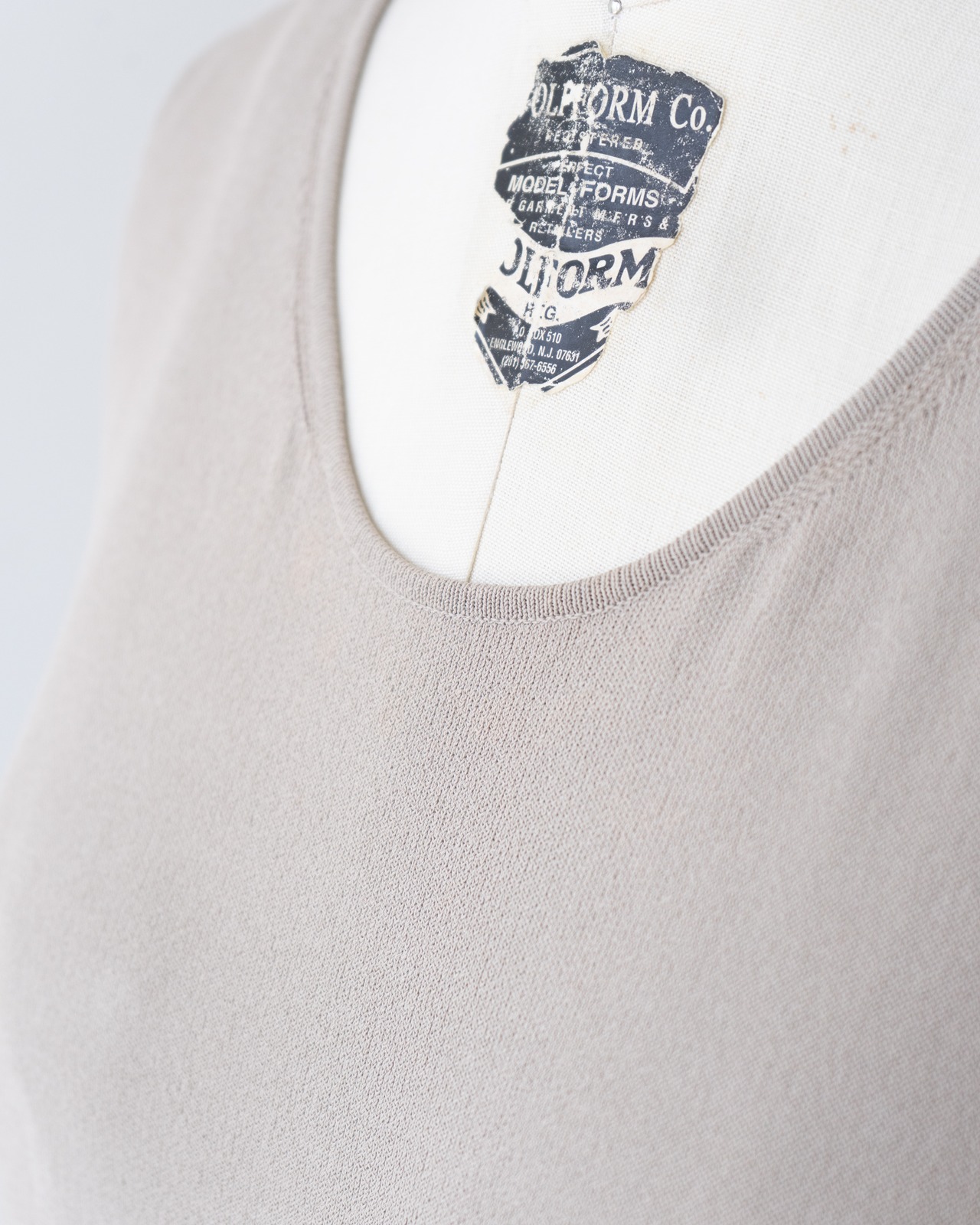 〈Hermès by martin margiela〉Sleeveless knit