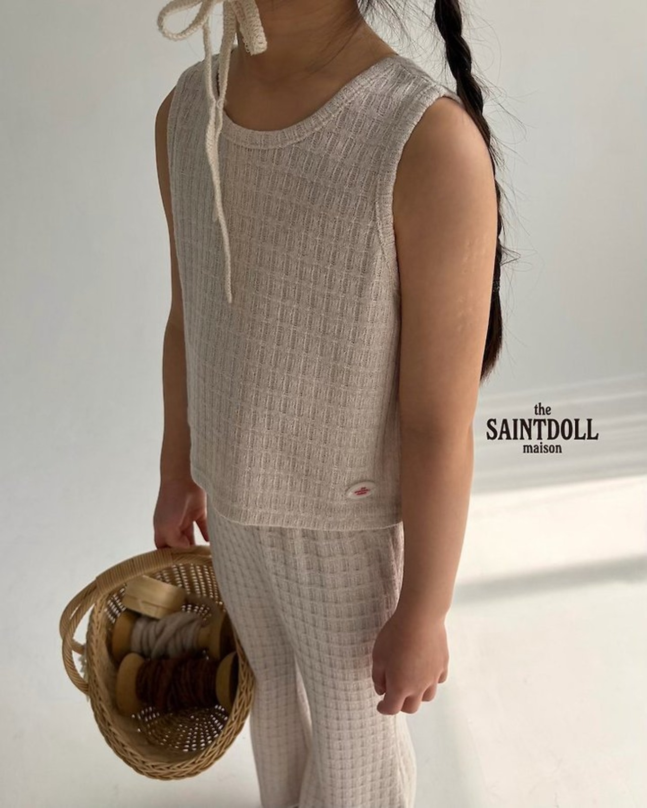 [SAINTDOLL] Puree Knitwear Set-up / [세인트돌] 퓨레니트세트