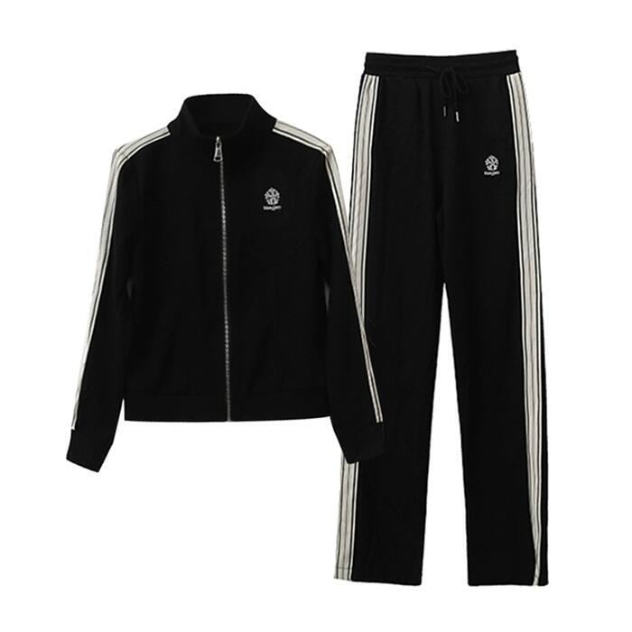 ■adidas ジャケット ジャージ ウェア パンツ セットアップ 紺白L 韓国