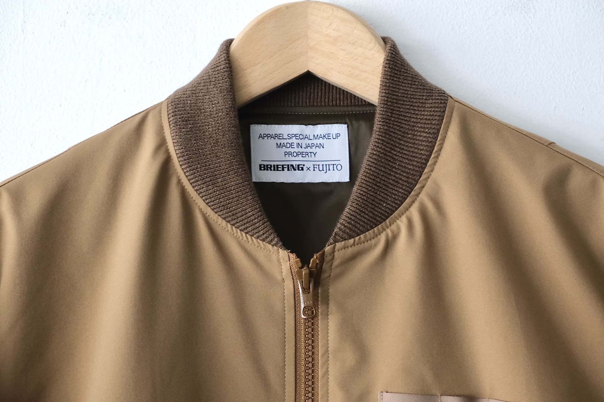 BRIEFING × FUJITO Flight Blouson Coyote | Directors Web Shop