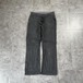 40-50s ブラックシャンブレー フレンチワーク ストライプ パンツ W31