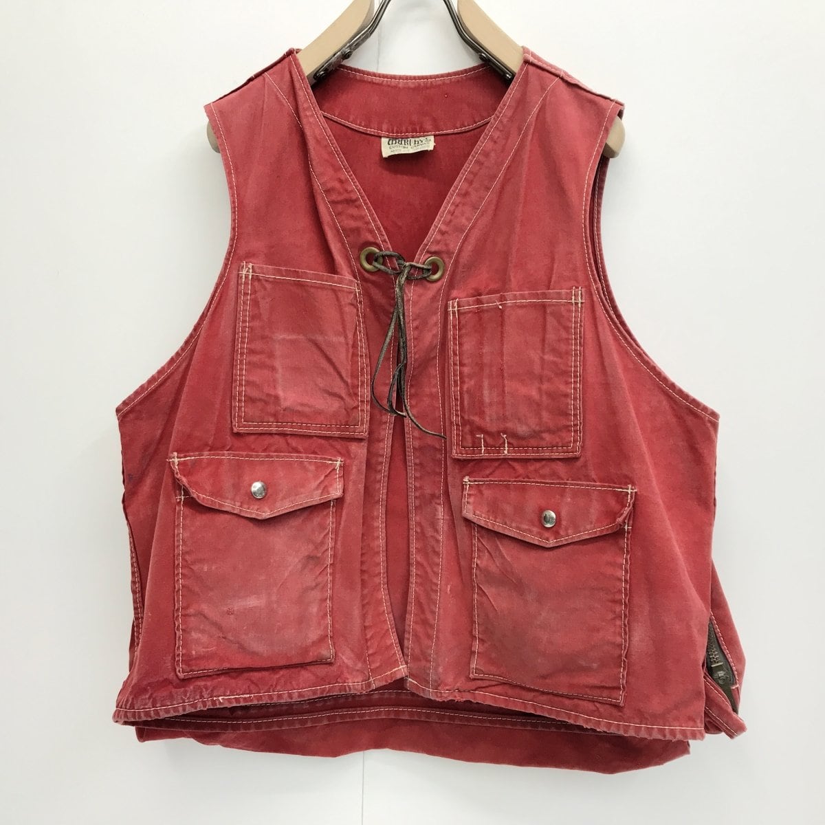 1950年代ヴィンテージ ライオンズクラブ OREGONベスト赤希少品 1950年代ヴィンテージ ライオンズクラブ OREGONベスト赤希少品