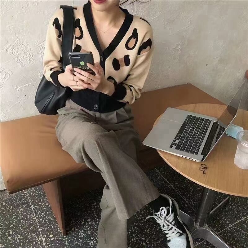 アニマル柄　カーディガン  AJ−12541-907