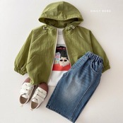 韓国子供服 / 26Autumn / 〖取寄〗DAILYBEBE / お散歩道ジャンパー/ キッズ服 / ジュニア服 / 秋服 *XS~JL*