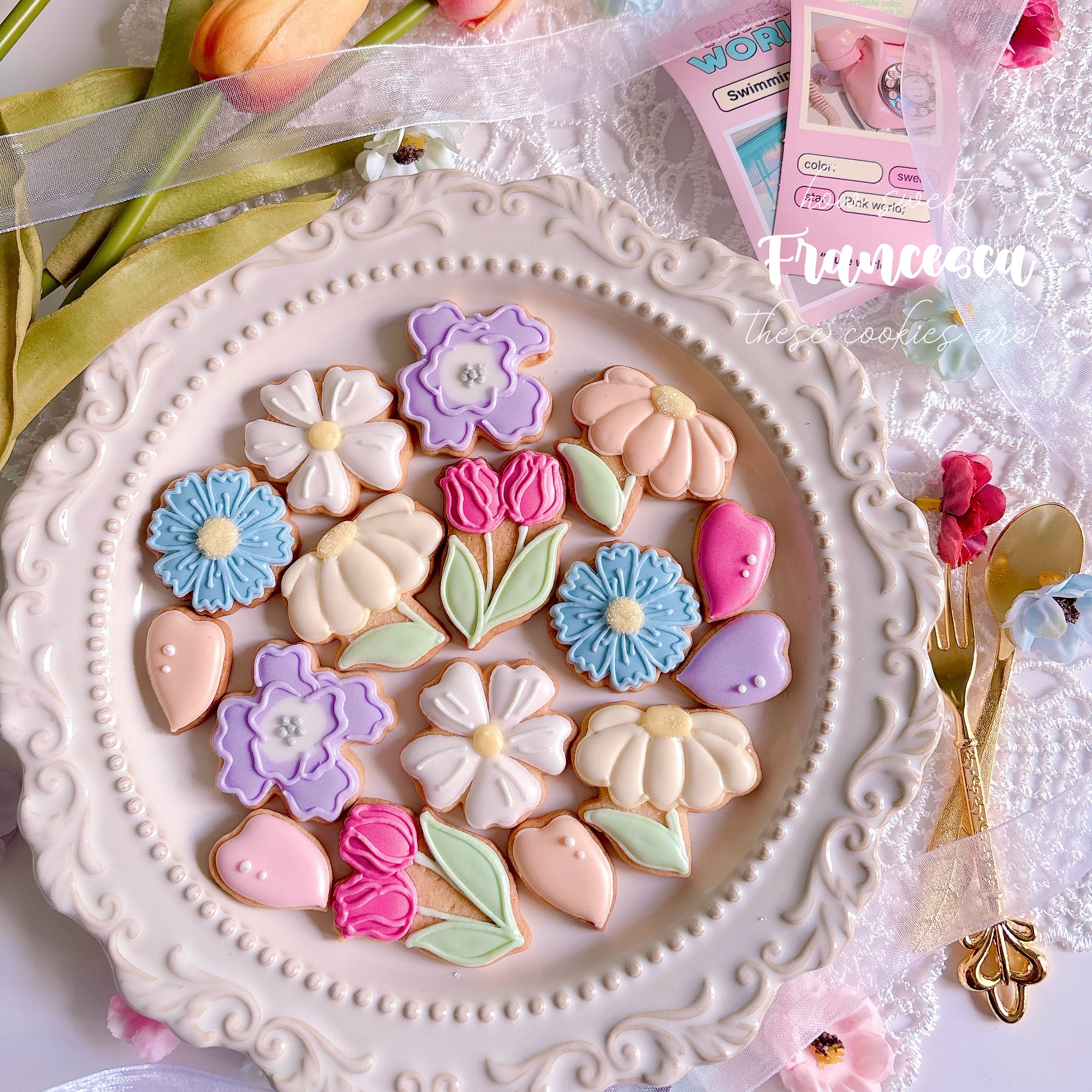【最短発送・賞味期限10/23】MINI FLOWER COOKIES