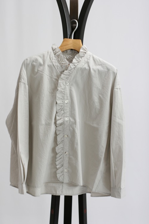 【Brocante】50s近江晒ブロード ヴロンカルディガンシャツ（36-363X）
