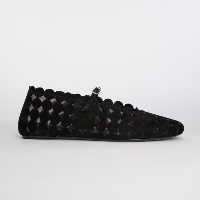 PIERRE HARDY　MINI BULLES BALLET FLAT　BLACK