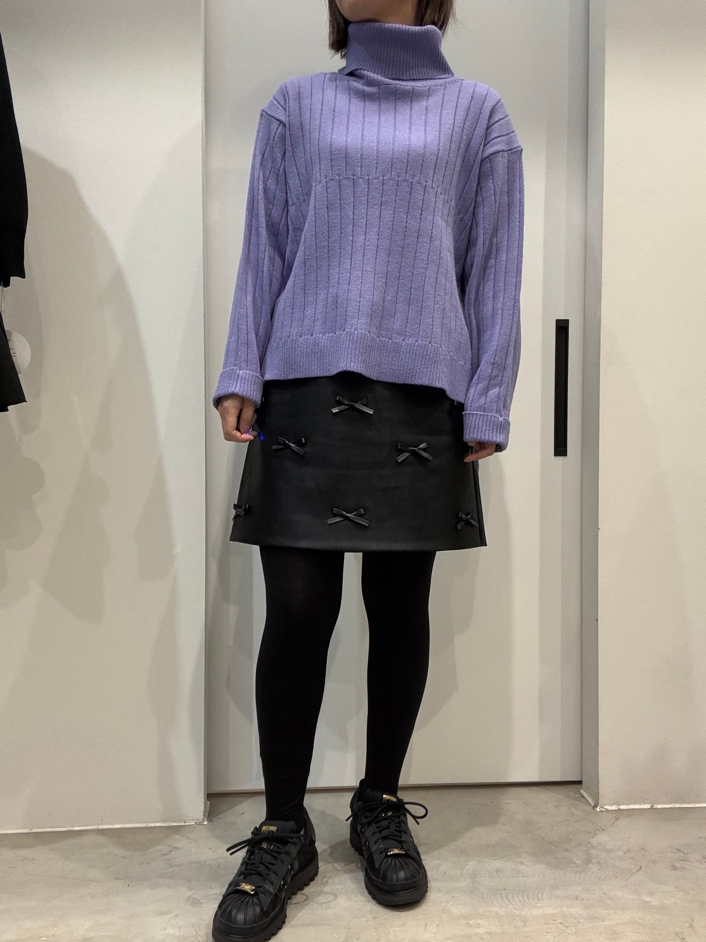 【DONA MARIE】オフタートルワイドリブニット 861027