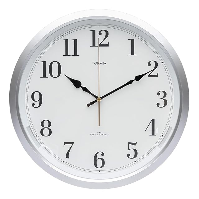 両面電波時計 両面時計 Morden Double Clock A6(BK) おしゃれな 低騷音