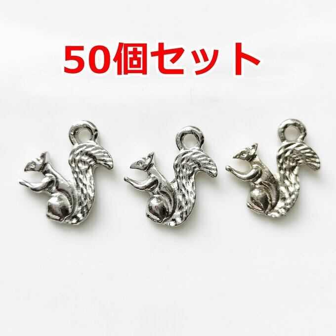 76 ブローチシリーズリスちゃん ハンドメイド ピアスorイヤリング