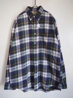 1990’s USA L.L.Bean Plaid Flannel Shirt／Kids XL