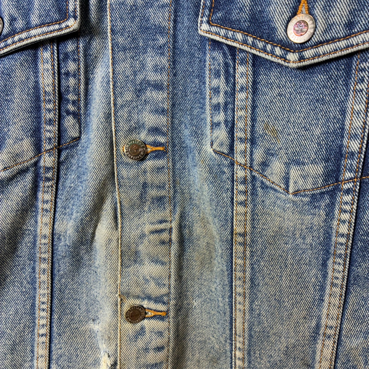 90s Timberland デニムジャケット フェード ティンバーランド