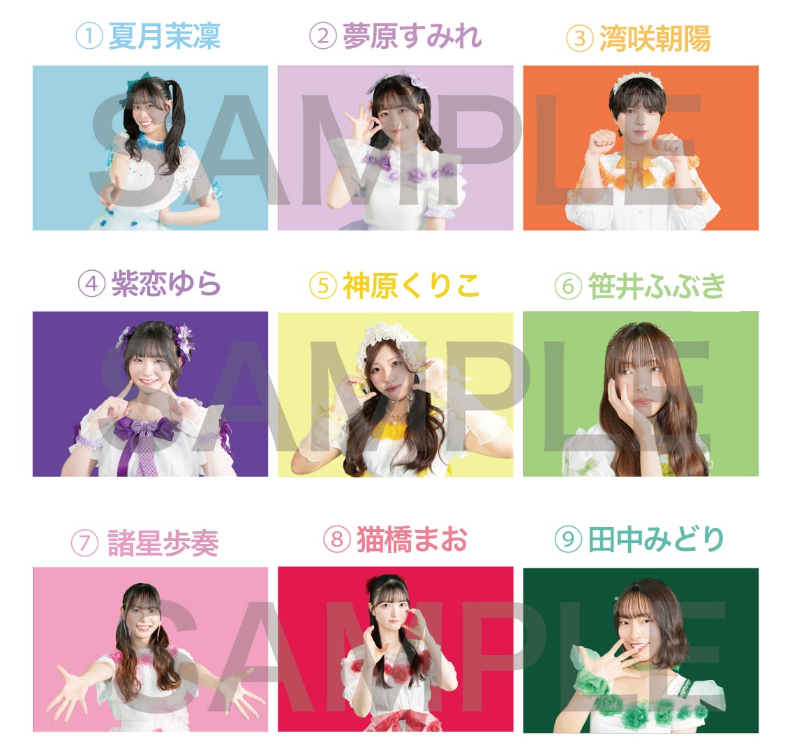 めあさま専用　ふわるさん　ブロマイドセット ふわる・ここ・ななせ』スぺシャルグッズ販売情報♪ | 秋葉原・大阪