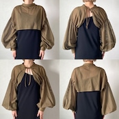 mesh short 2way bolero/khaki