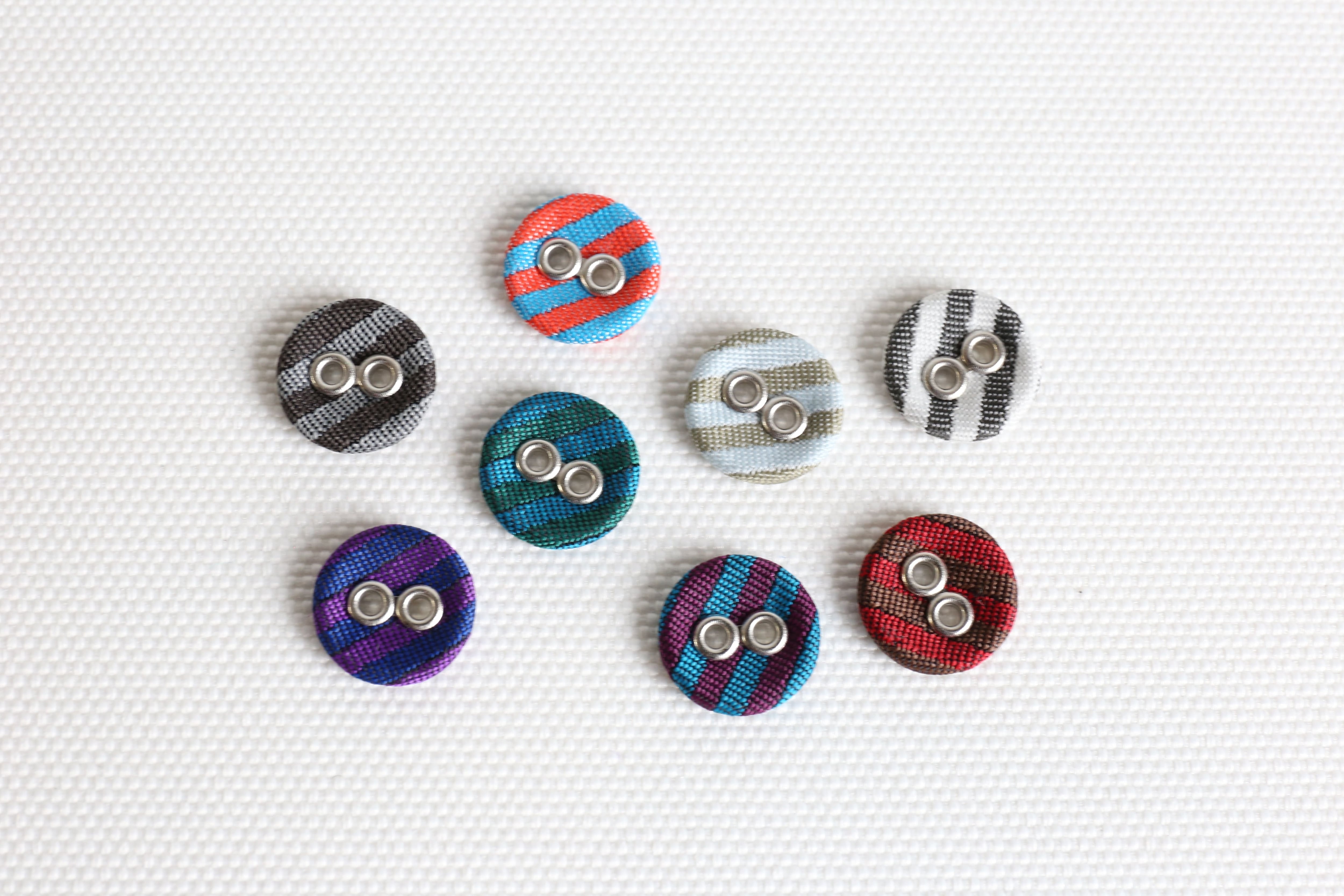 二つ穴くるみボタン 二穴 12mm 10mm（MiSuZuYa レピヤンリボンコラボ