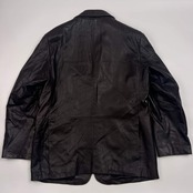 本革 Gresham グレシャム 羊革 シワ加工 レザージャケット LL/ダークブラウン メンズ