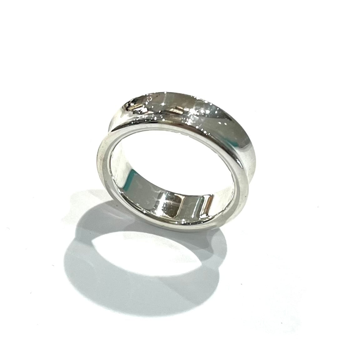 TIFFANY&CO】2062 ナローデザインシルバーリング 18号／ヴィンテージ