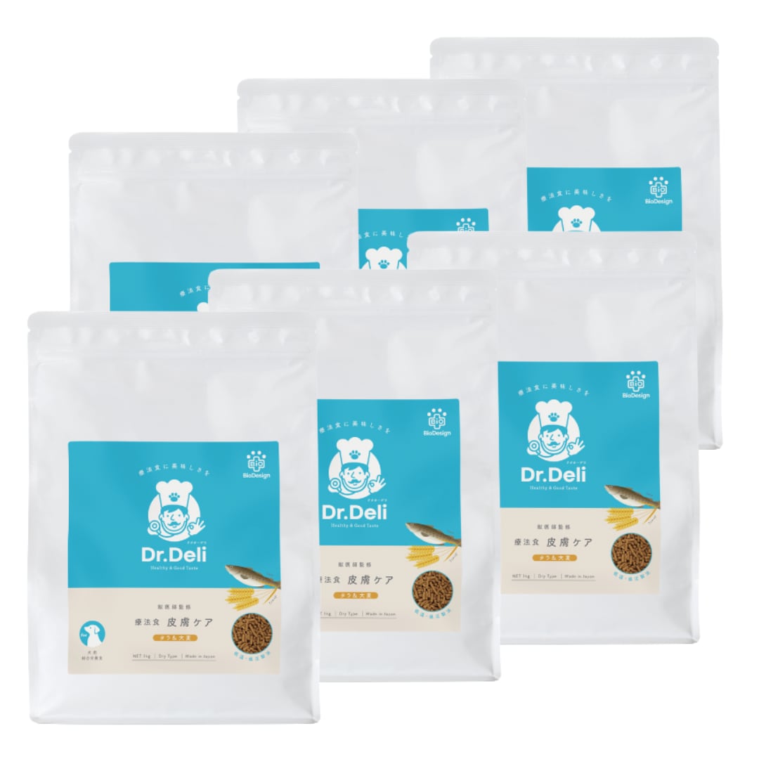Dr.Deli 療法食 皮膚ケア 1kg タラ&大麦