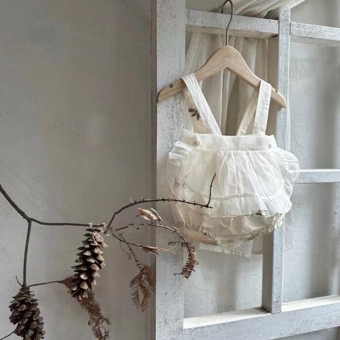 【BABY】レトロプリンセスサロペット