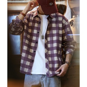 plaid basic shirt A1422