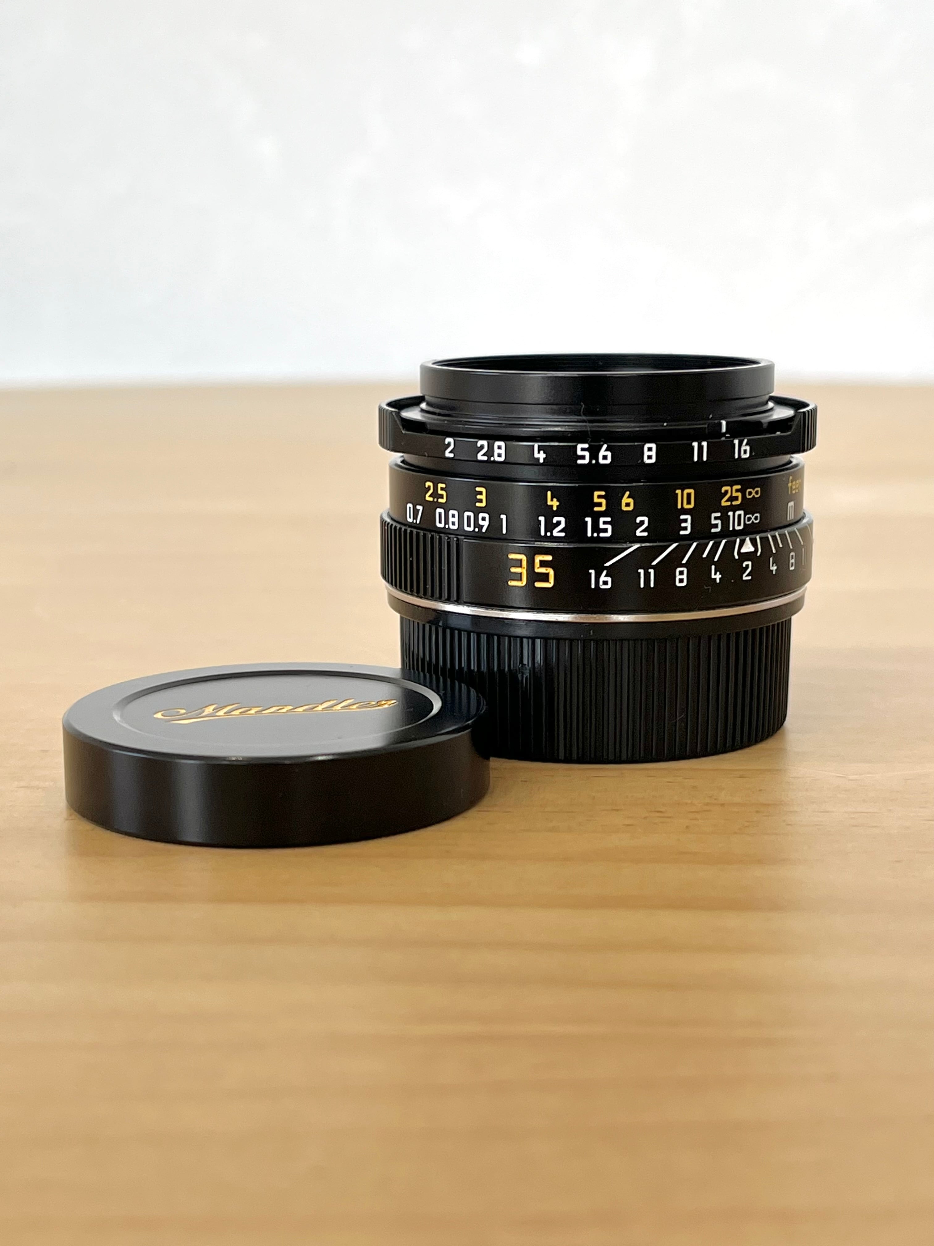 Mandler 7 Elements Lens Black for Leica M mount | しゅみのいえ