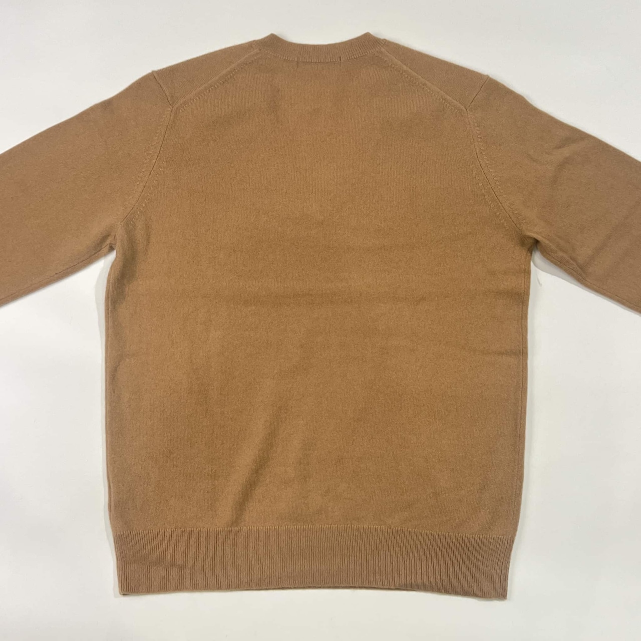 カシミヤ100% UNIQLO ユニクロ Vネック ニット セーター L/ベージュ レディース