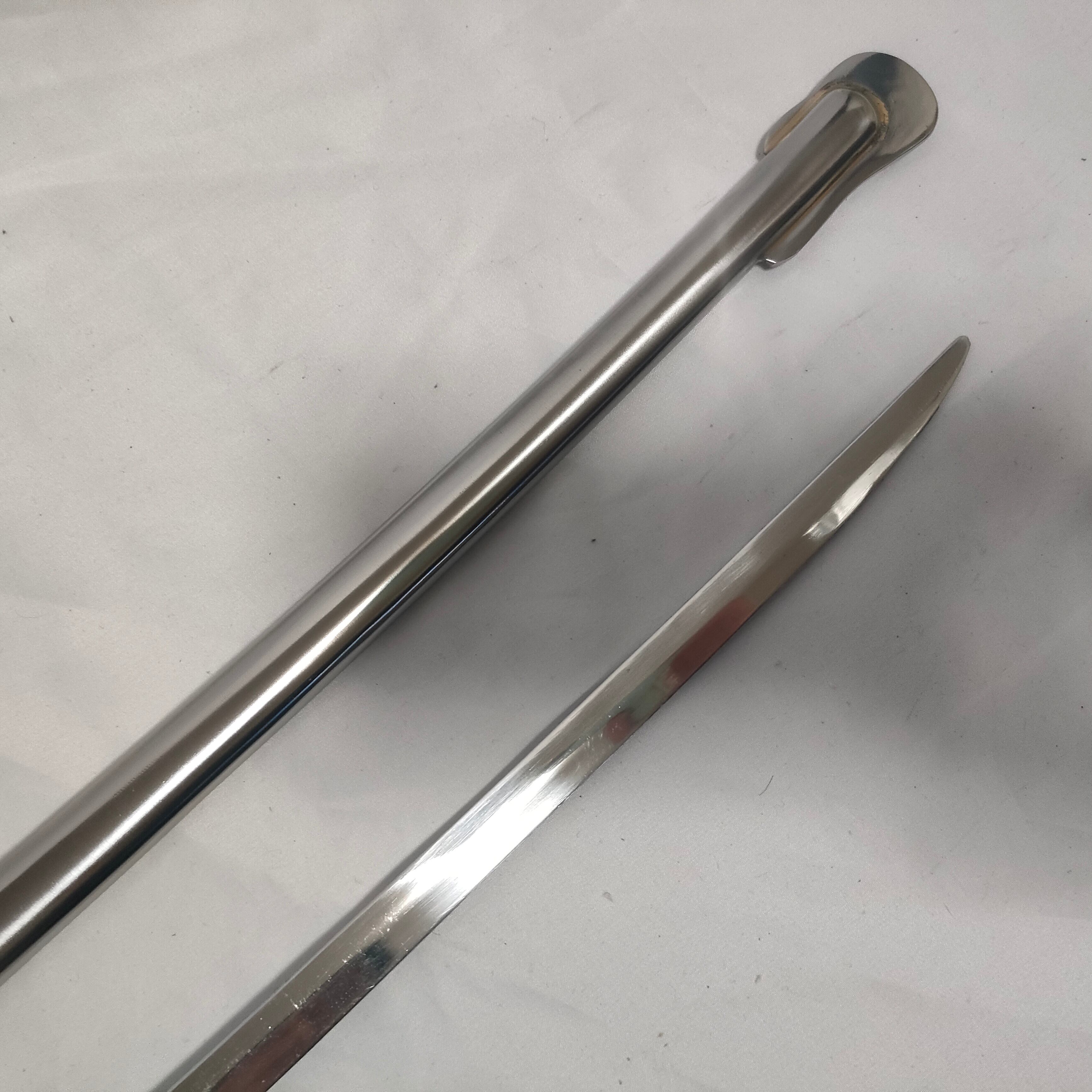 ○訳あり品○ 米国サーベル型軍刀 アルミ合金刀身 模造刀 西洋剣 C17