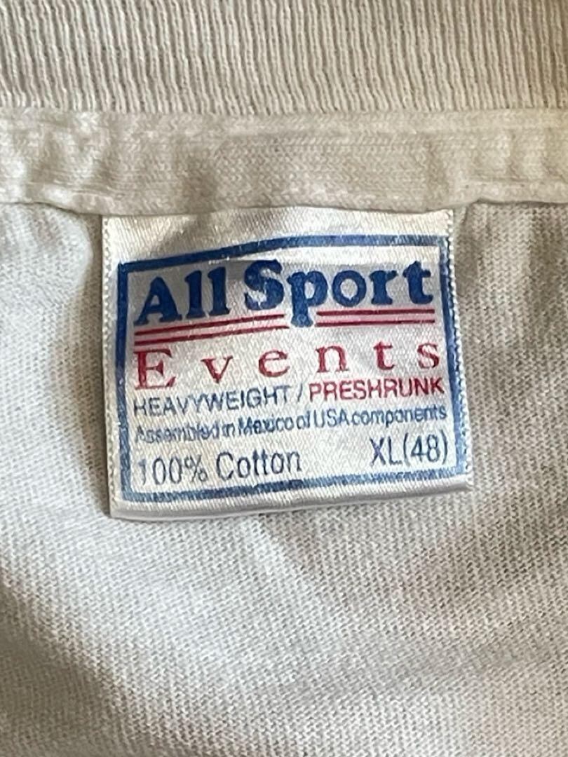 90s All Sport オールスポーツ タグ ロゴ プリント Tシャツ | LUCKY