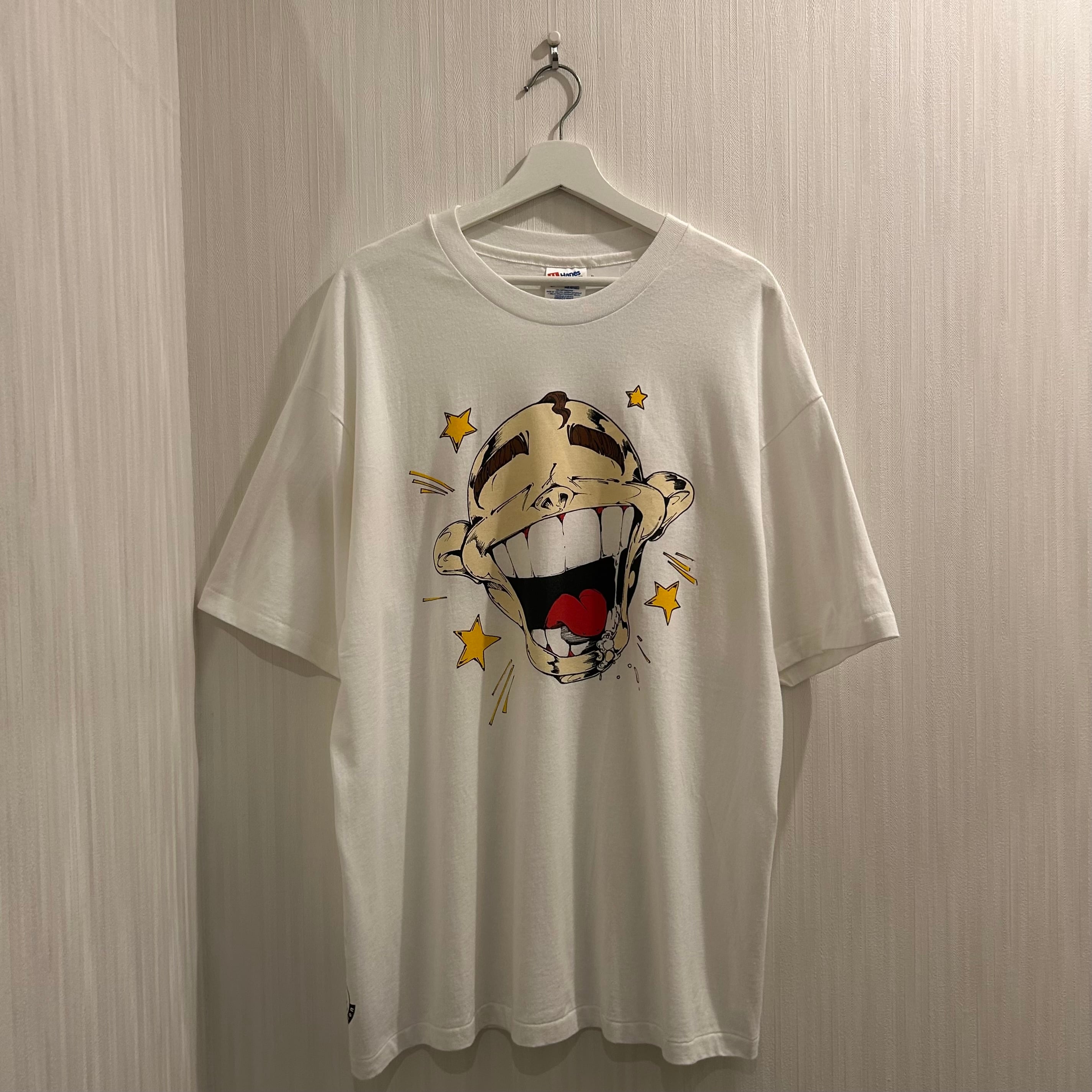 Dead Stock!! 1990s Unknown "potion" Face Graphic T-shirt【DST】