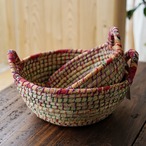 ラウンドバスケット(2個セット)/People Tree