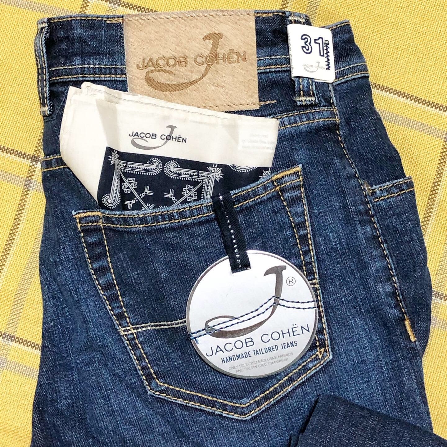 JACOB COHEN J622 32 ヤコブコーエン デニム ダメージ加工 青 JACOB COHEN（ヤコブコーエン）NICKSLIMニックスリム ウォッシュド